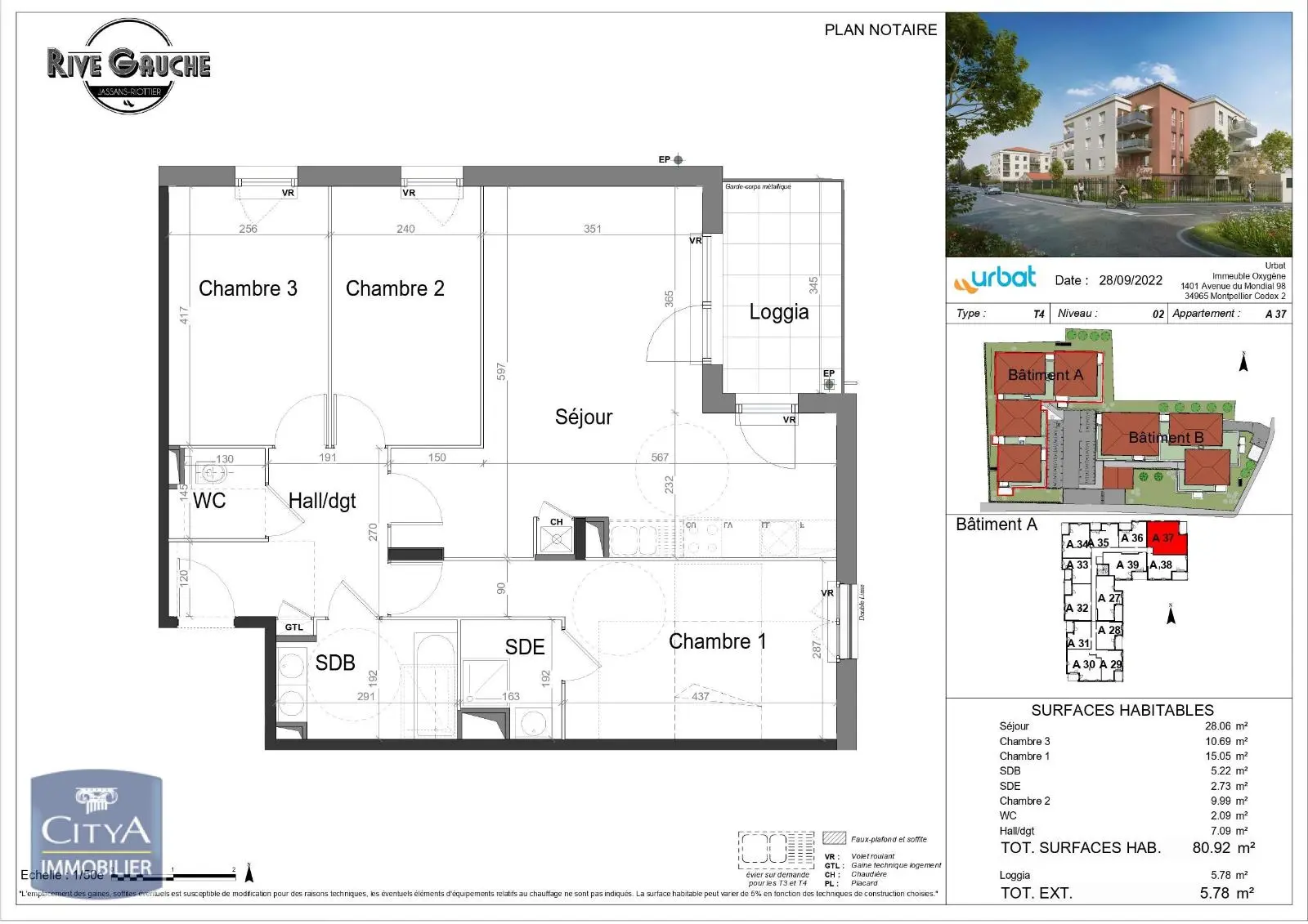 Photo 1 Appartement 4 pièces 80.92m²