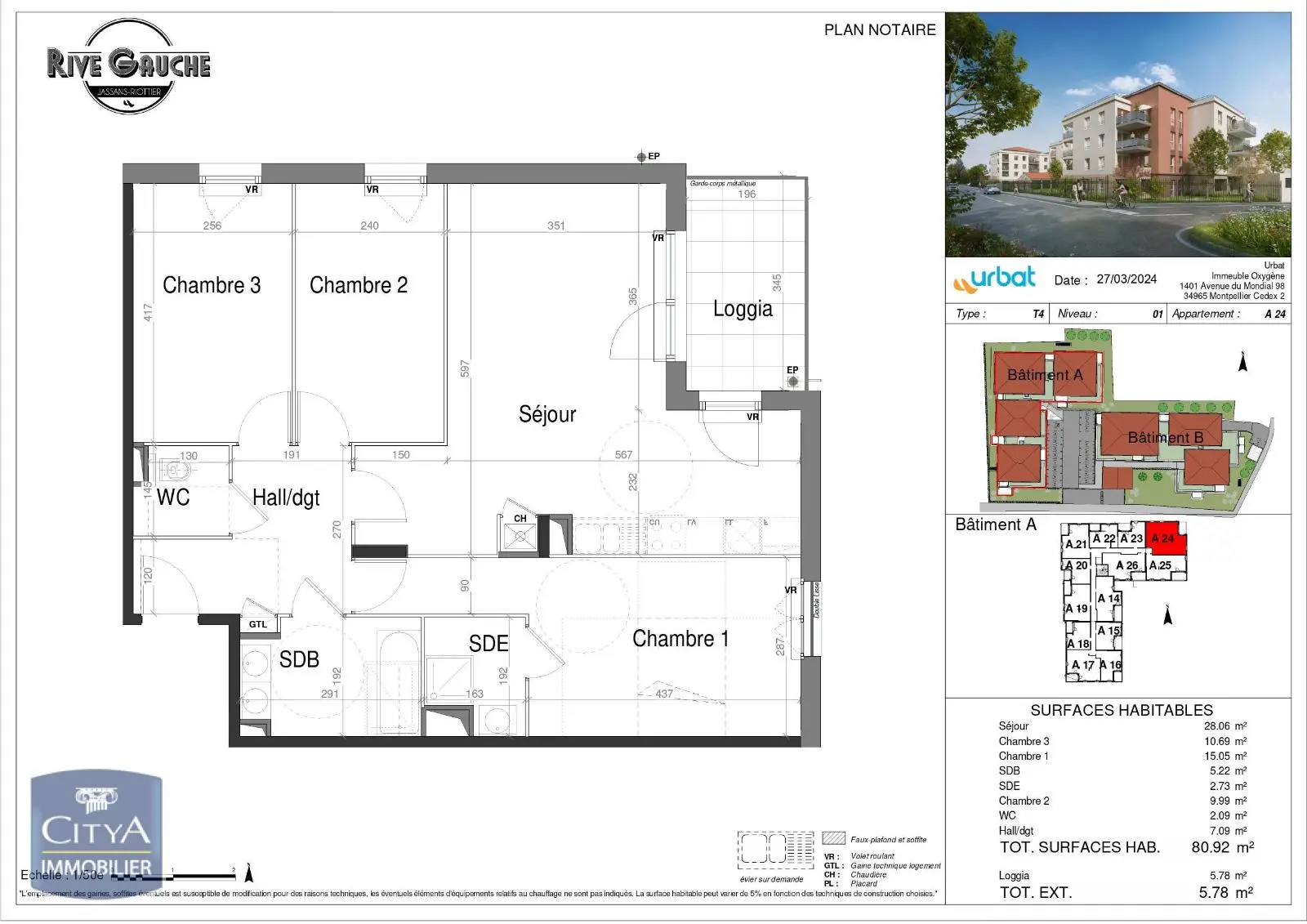 Photo 1 Appartement 4 pièces 80.92m²