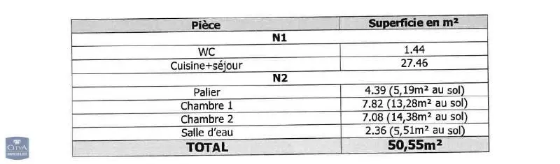 Photo 15 Appartement 3 pièces 50.55m²