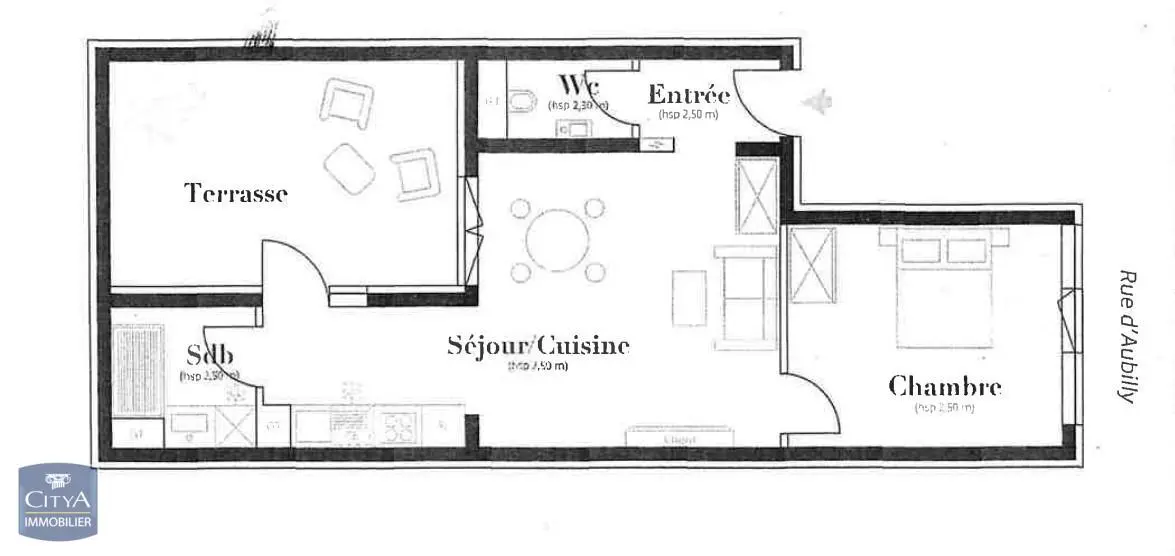 Photo 2 Appartement 2 pièces 42.69m²