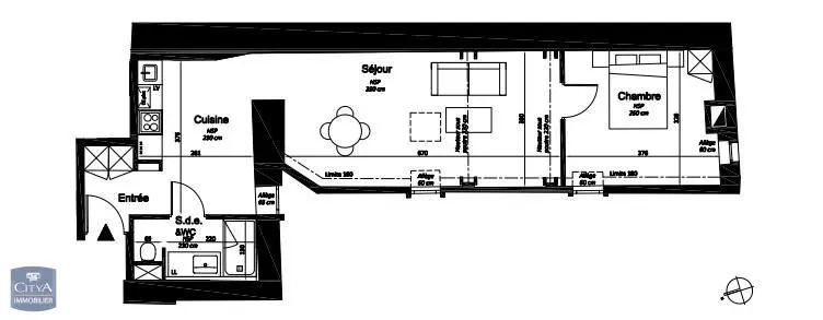 Photo 2 Appartement 2 pièces 48.14m²