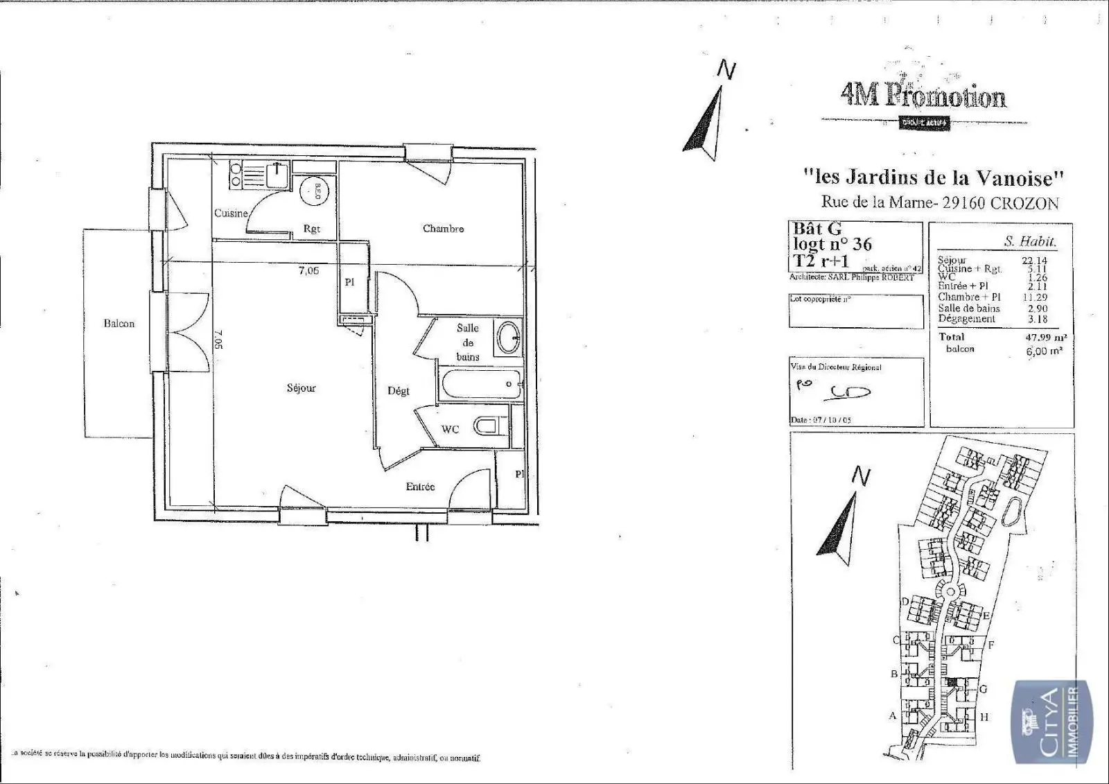 Photo 5 Appartement 2 pièces 47.71m²