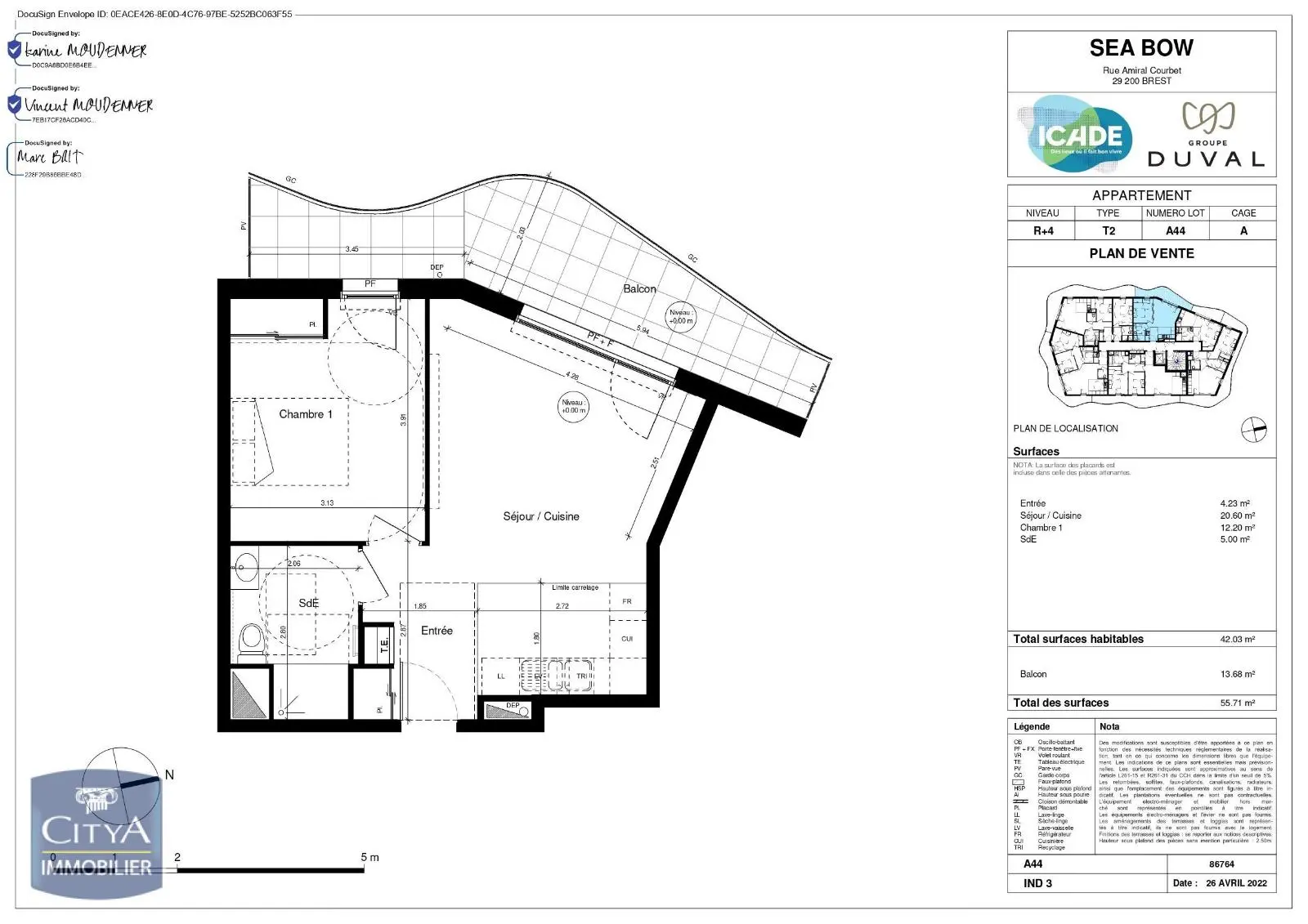 Photo 2 Appartement 2 pièces 42.03m²