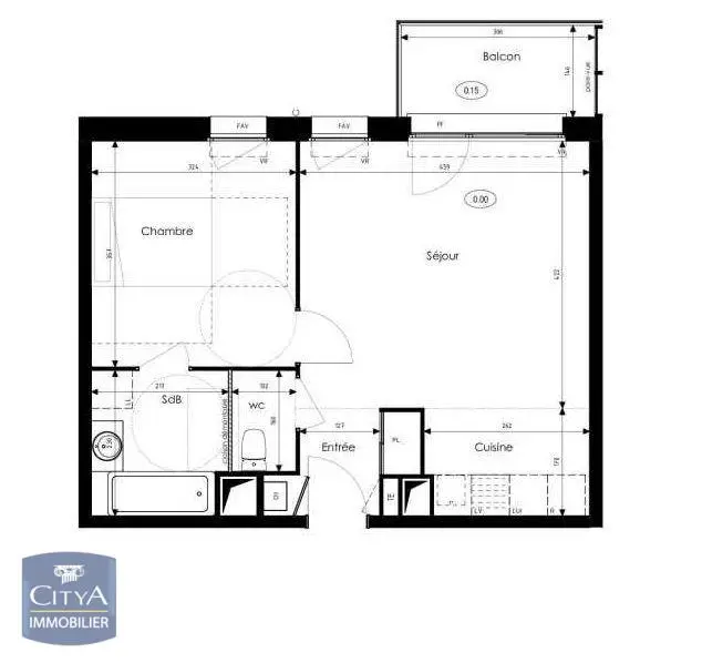 Photo 3 Appartement 2 pièces 44.97m²