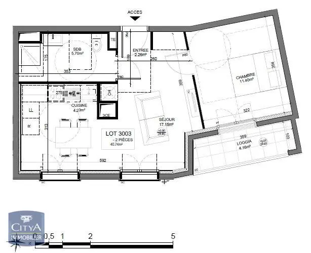 Photo 7 Appartement 2 pièces 40.74m²