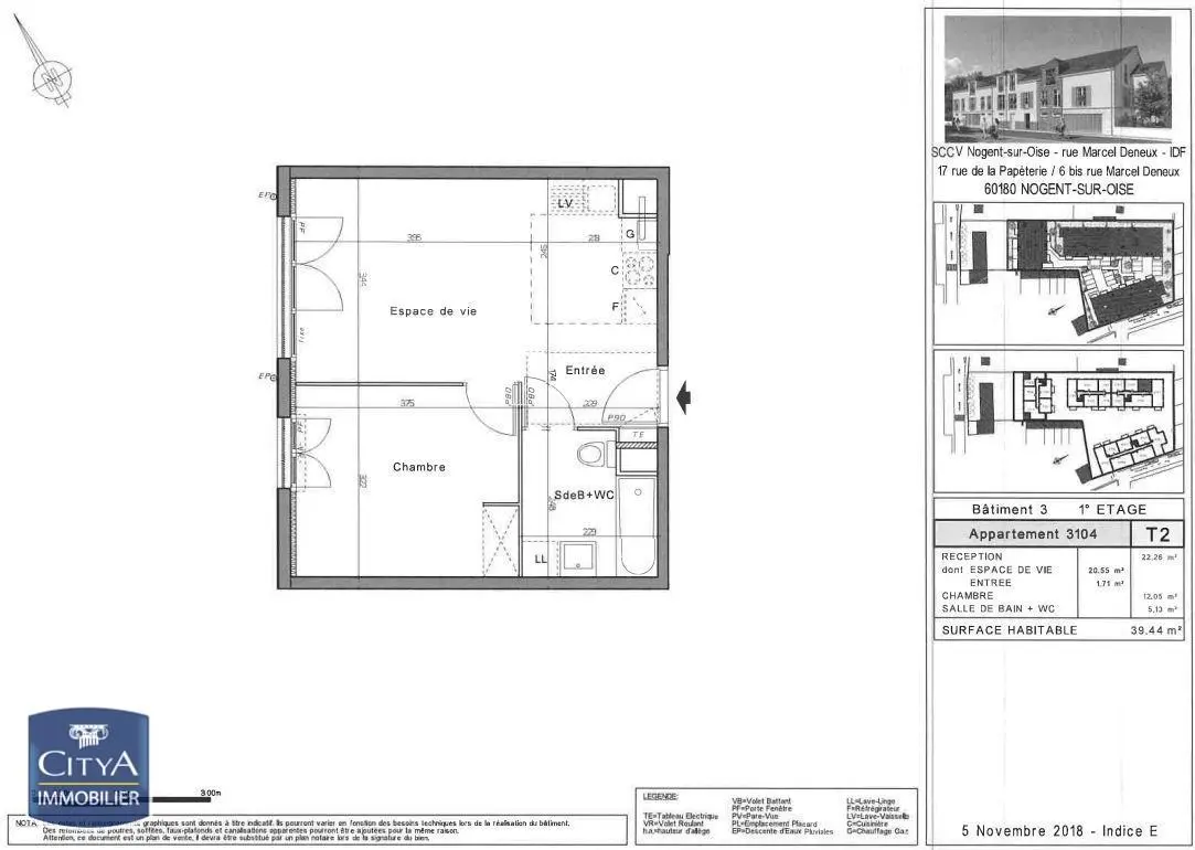 Photo 6 Appartement 2 pièces 39.44m²
