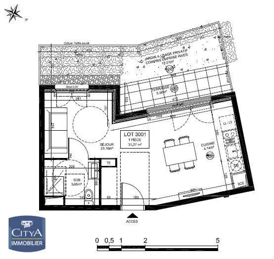 Photo 7 Appartement 1 pièce 31.27m²