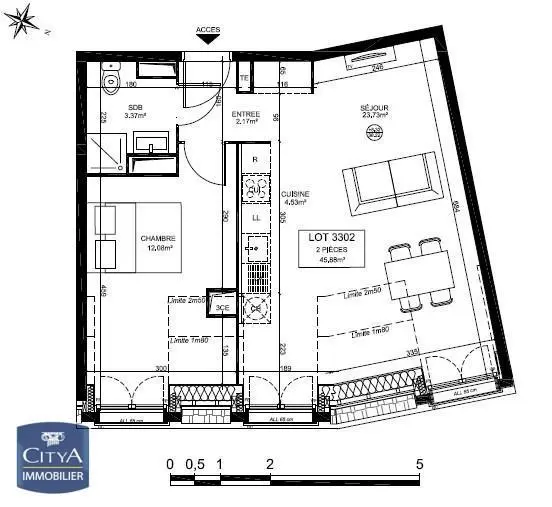 Photo 9 Appartement 2 pièces 45.88m²