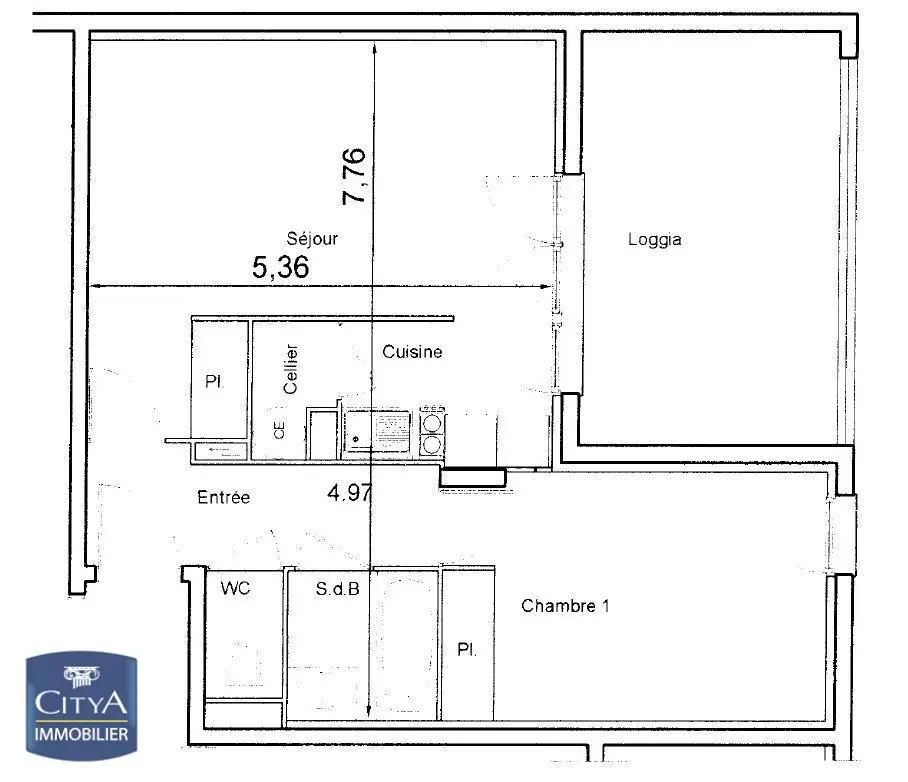 Photo 9 Appartement 2 pièces 46.37m²