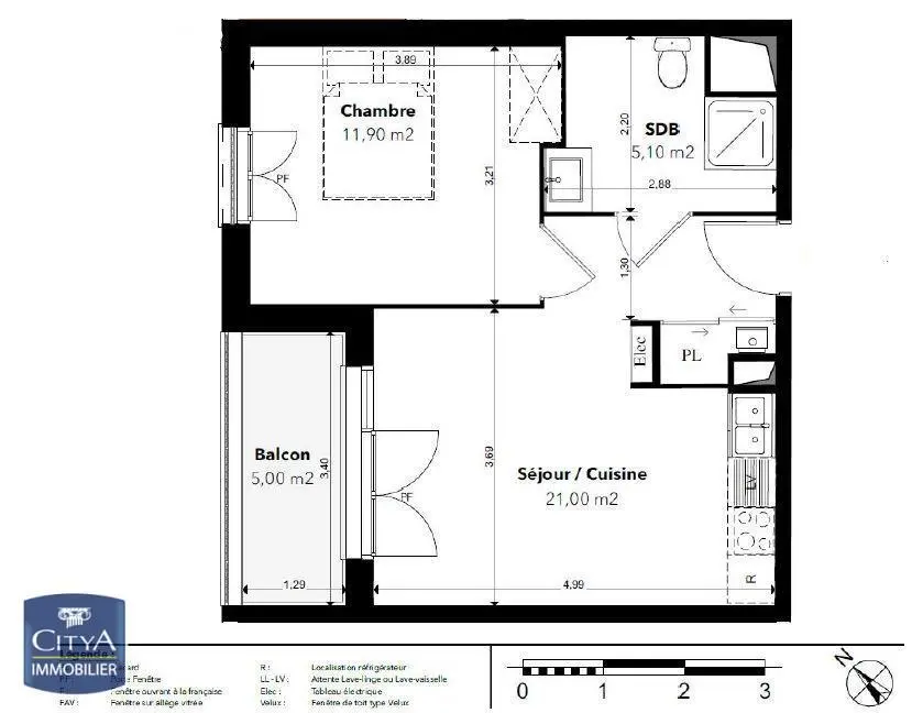 Photo 10 Appartement 2 pièces 38m²