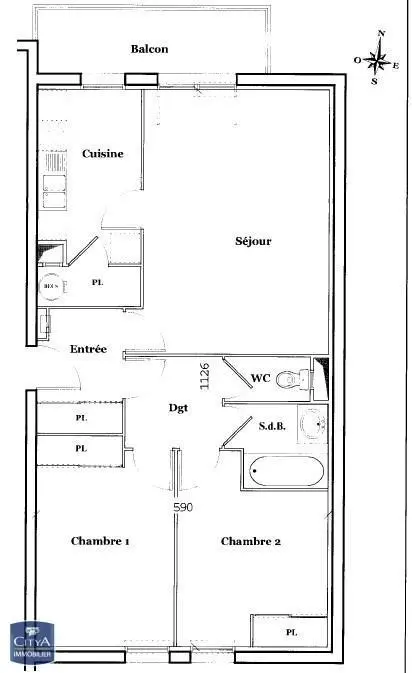 Photo 13 Appartement 3 pièces 64.27m²