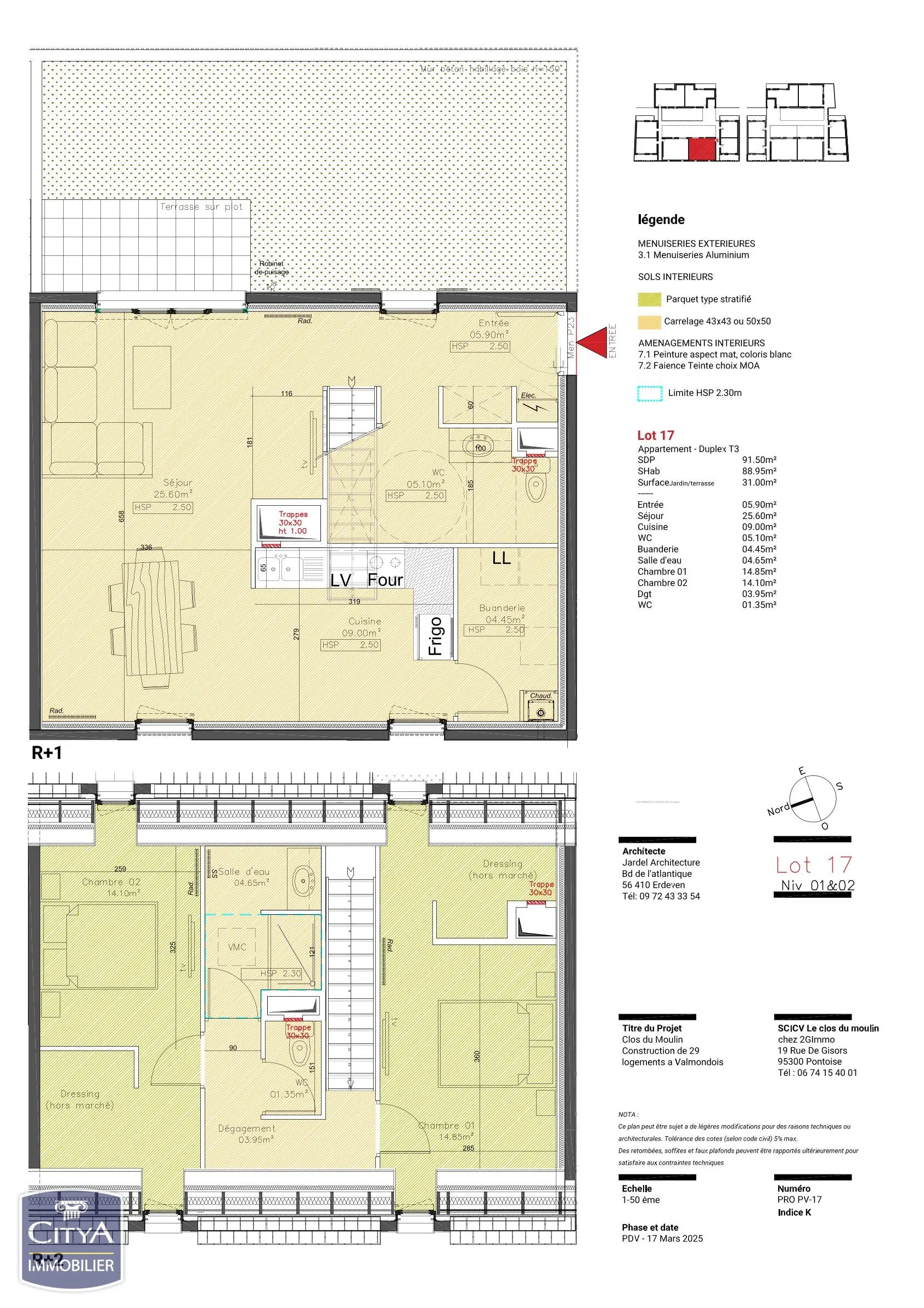 Photo 5 Appartement 3 pièces 88.95m²