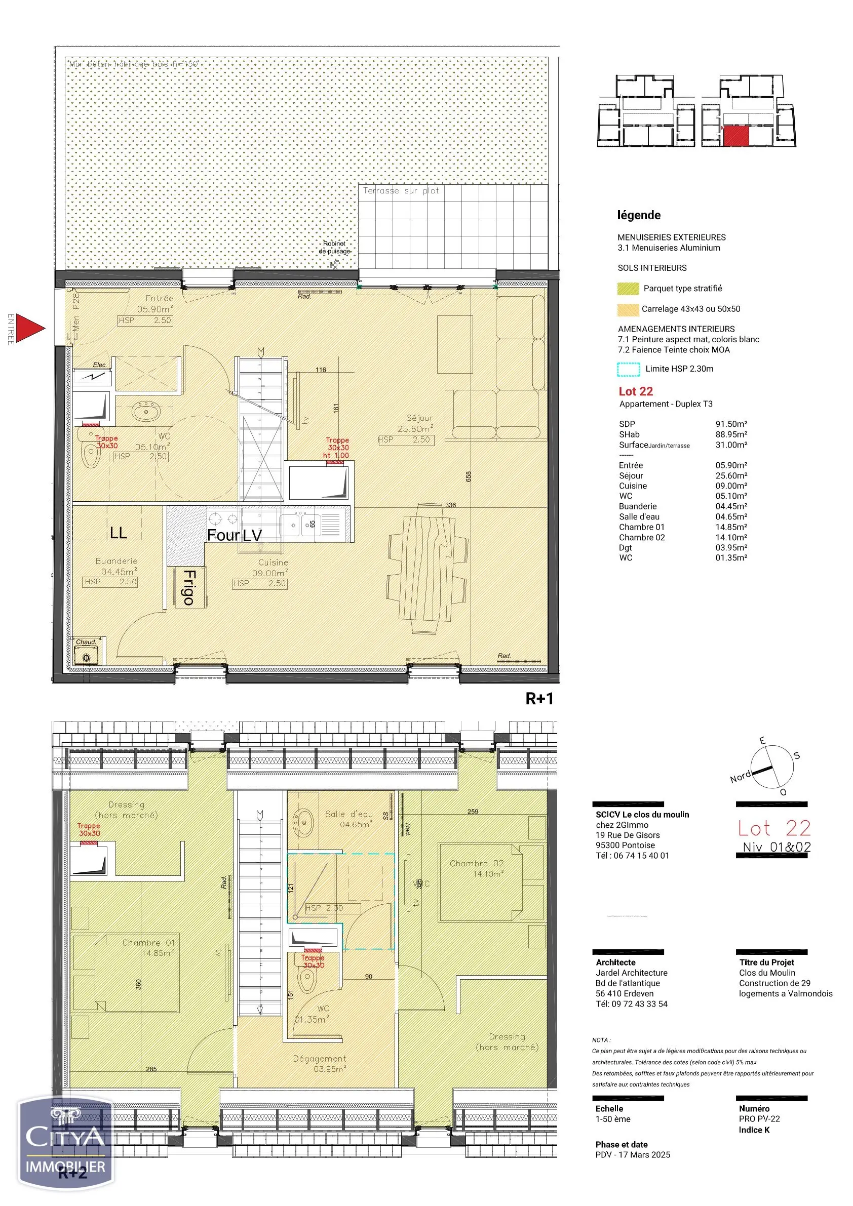 Photo 4 Appartement 3 pièces 88.95m²