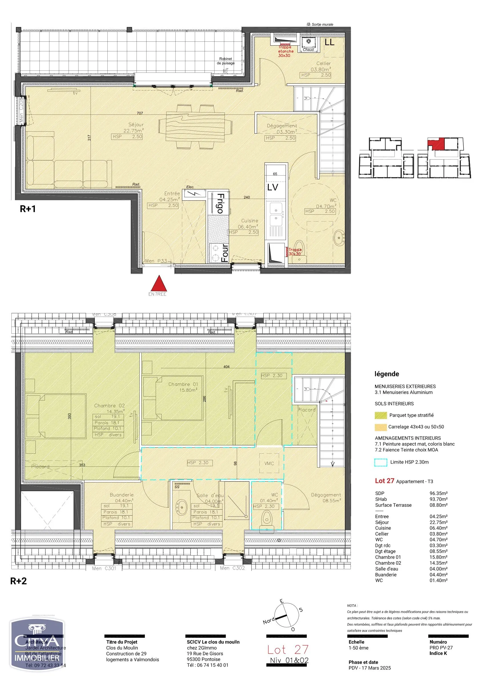 Photo 6 Appartement 3 pièces 93.7m²