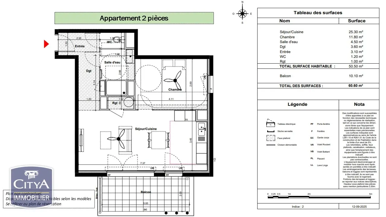 Photo 3 Appartement 2 pièces 41m²