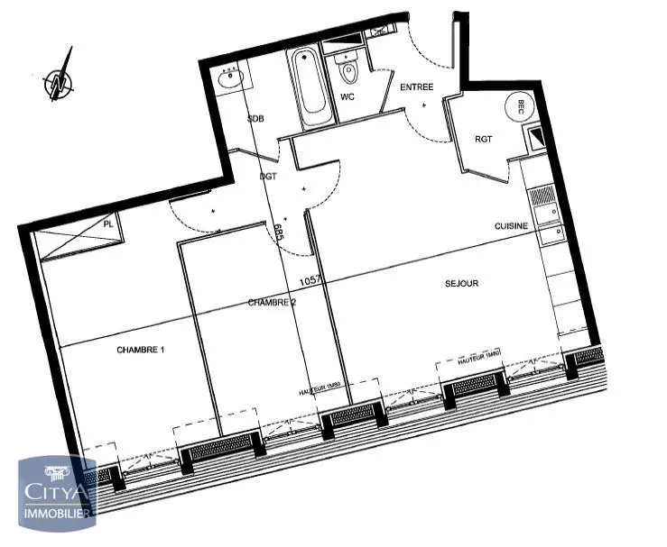 Photo 8 Appartement 3 pièces 59.89m²