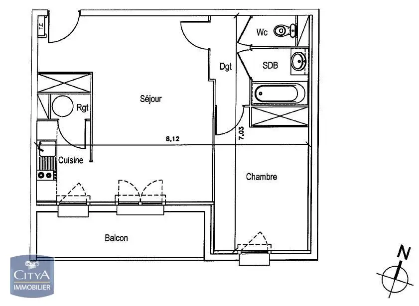 Photo 11 Appartement 2 pièces 46.59m²