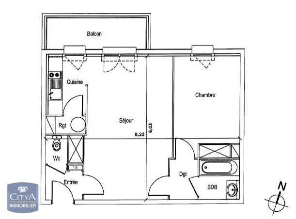 Photo 10 Appartement 2 pièces 48.01m²