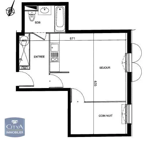 Photo 7 Appartement 2 pièces 36m²