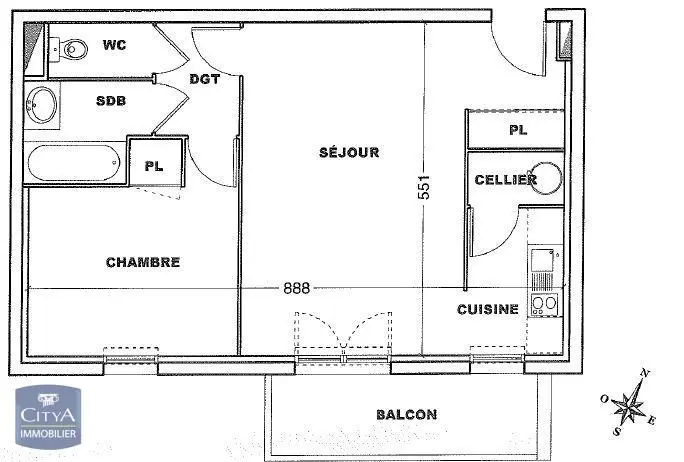 Photo 6 Appartement 2 pièces 47.25m²