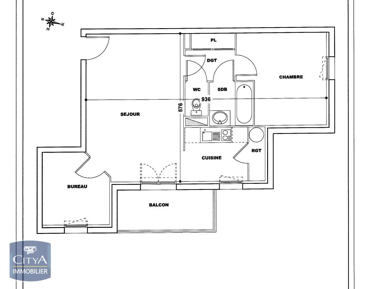 Photo 12 Appartement 3 pièces 54m²