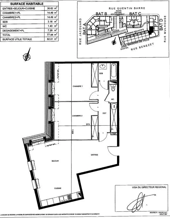 Photo 4 Appartement 3 pièces 79m²