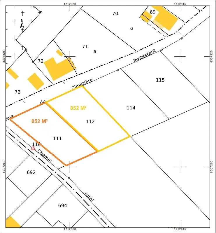 Photo 1 Terrain 852m²
