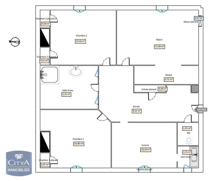 Photo 9 Appartement 3 pièces 80m²