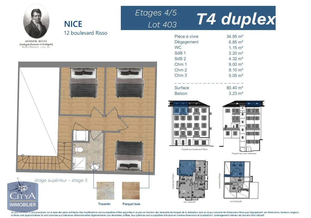 Photo 6 Appartement 4 pièces 80.4m²