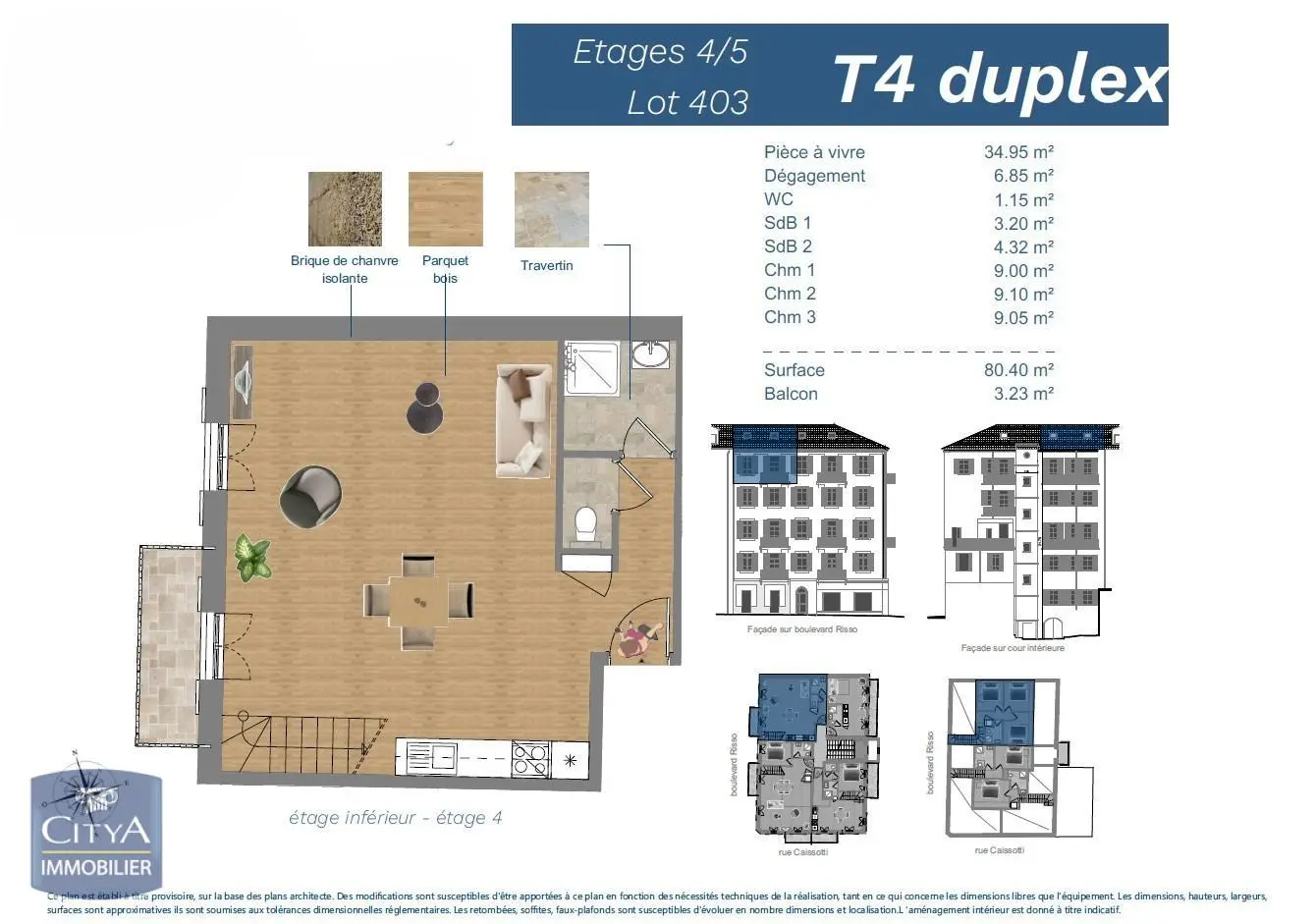 Photo 7 Appartement 4 pièces 80.4m²