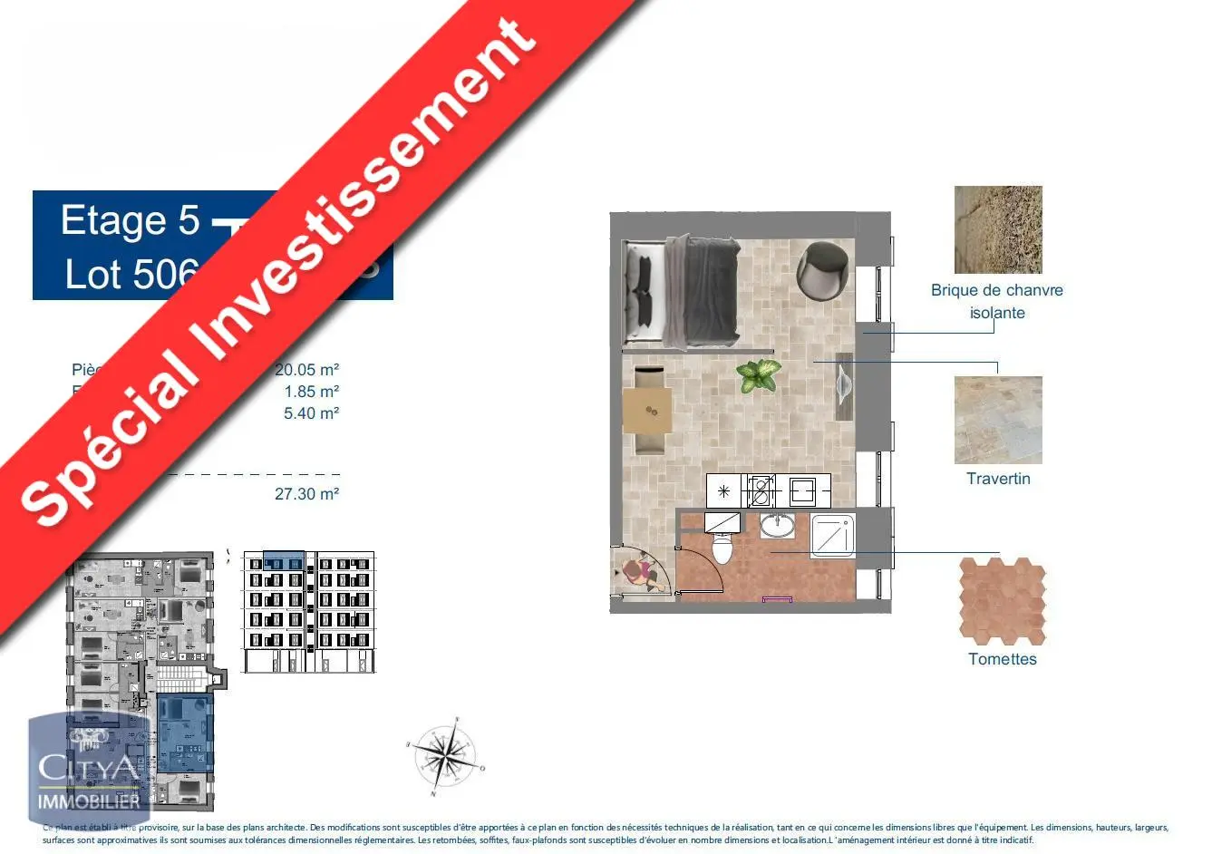 Photo 1 Appartement 1 pièce 27m²