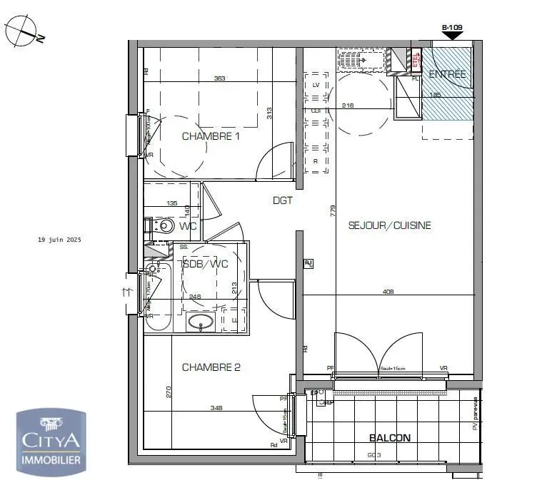 Photo 1 Appartement 3 pièces 64.4m²