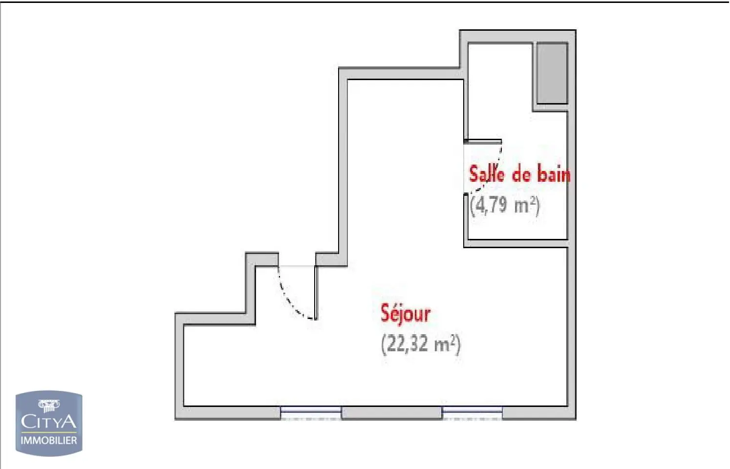 Photo 1 Appartement 1 pièce 27.11m²