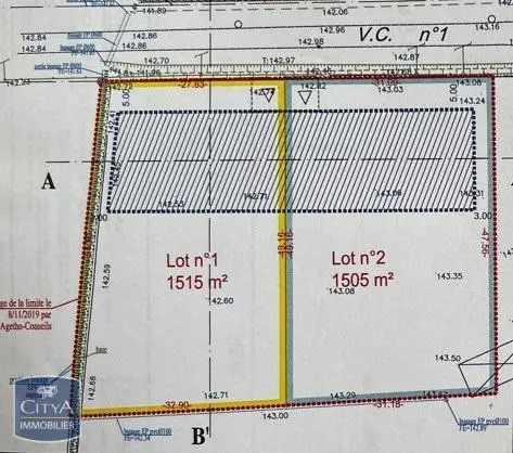 Photo 2 Terrain 1515m²
