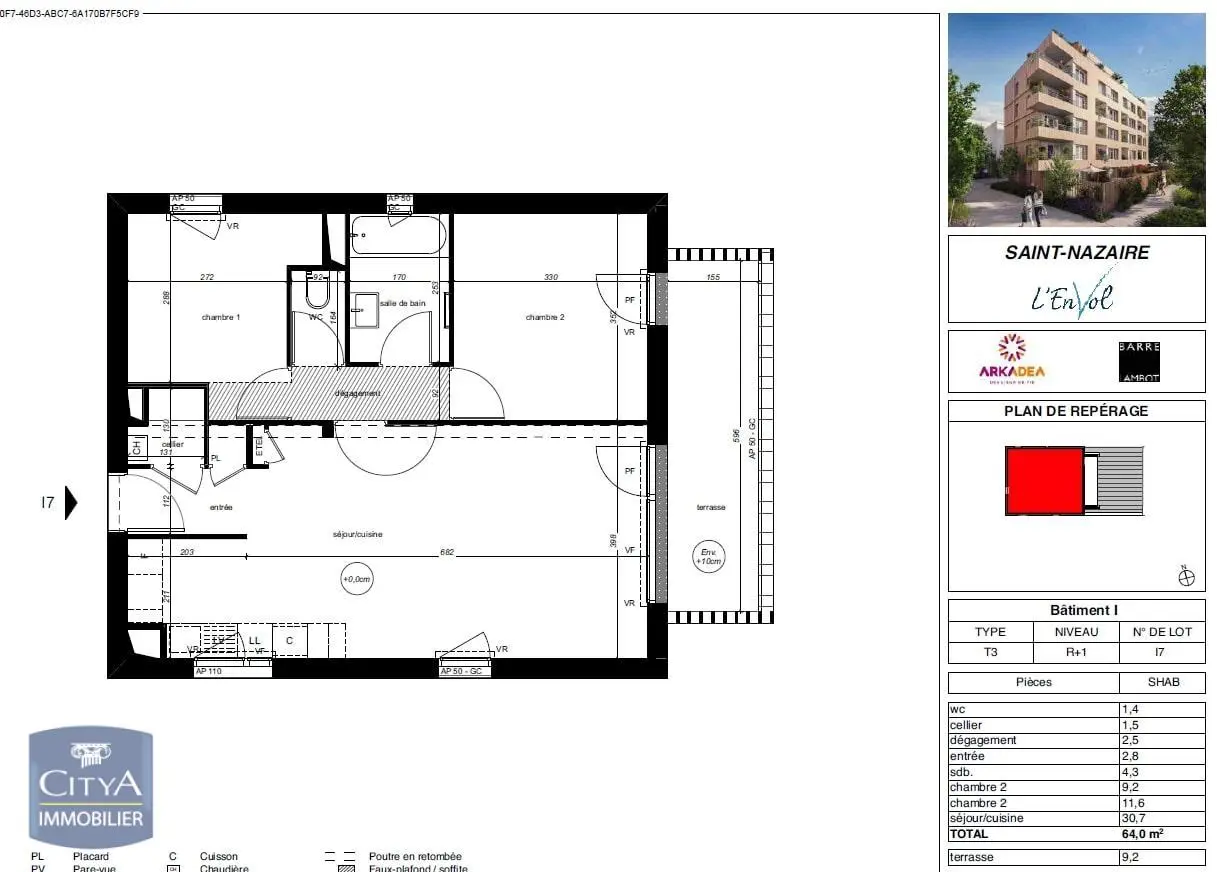 Photo 3 Appartement 3 pièces 64m²