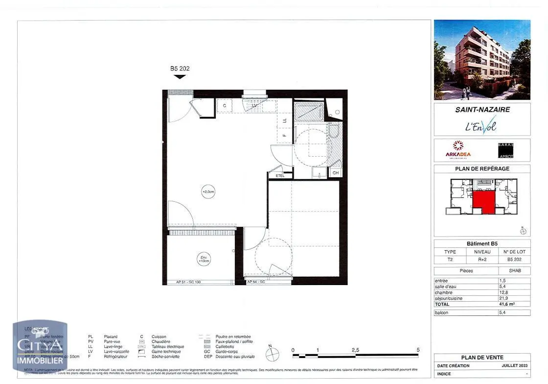 Photo 1 Appartement 2 pièces 41.6m²