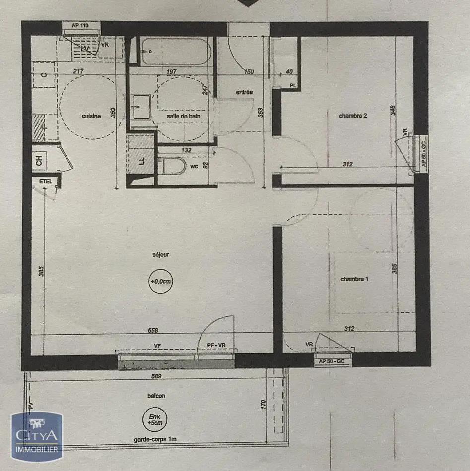 Photo 3 Appartement 3 pièces 62.8m²