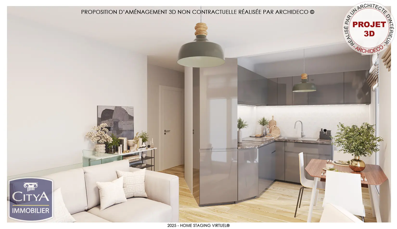 Photo 2 Appartement 3 pièces 45.42m²