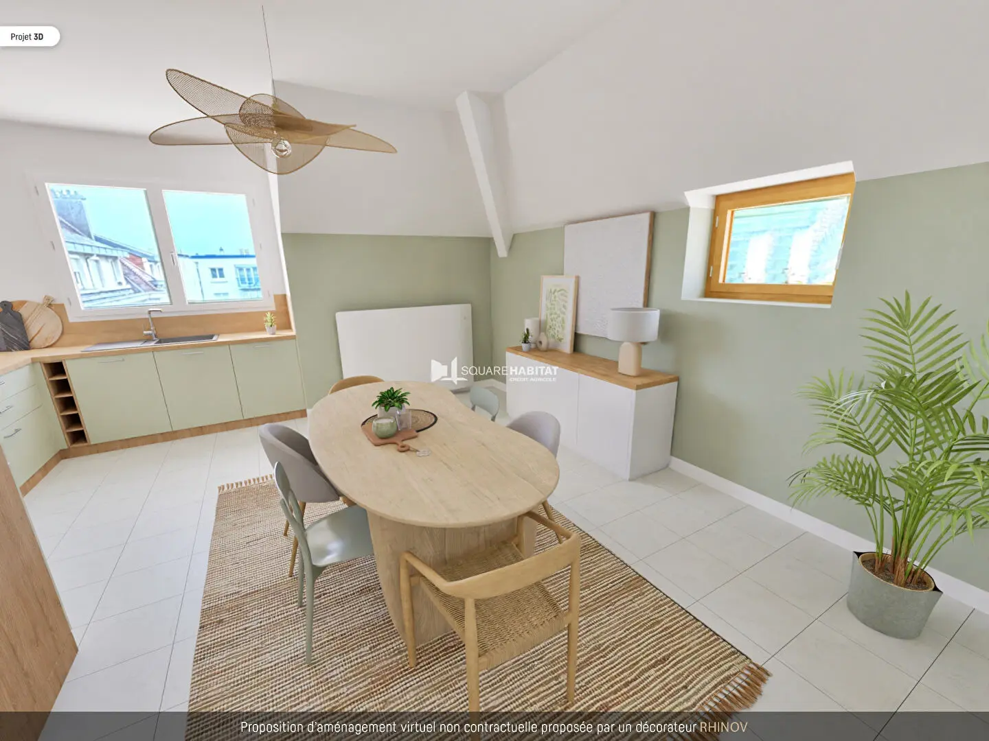 Photo 1 Appartement 2 pièces 58.94m²