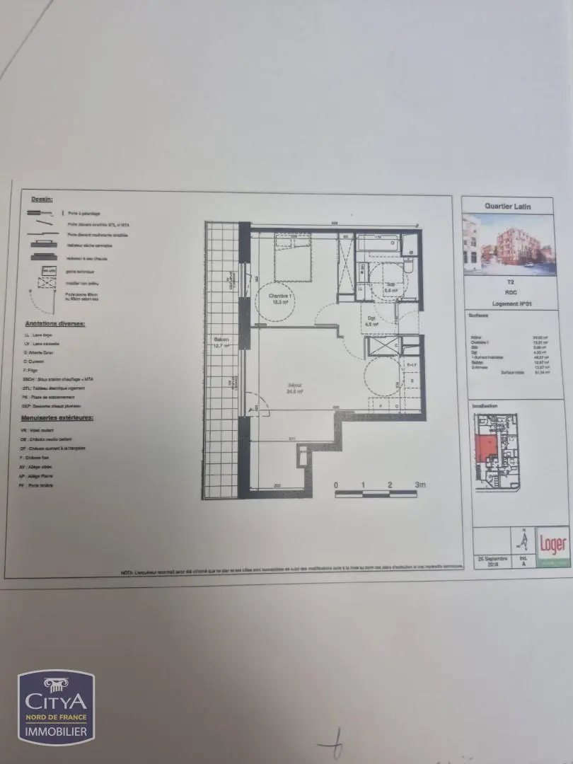Photo 8 Appartement 2 pièces 48.37m²