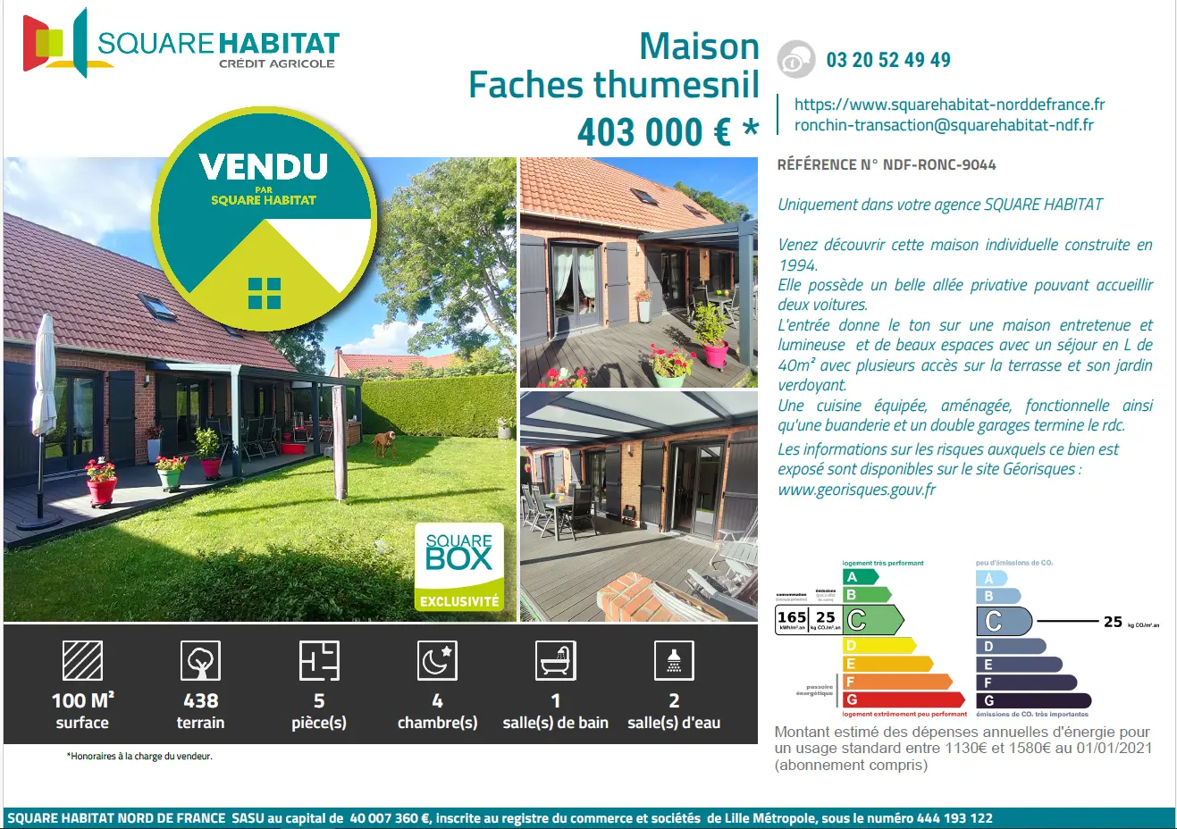 Photo 1 Maison 5 pièces 100m²