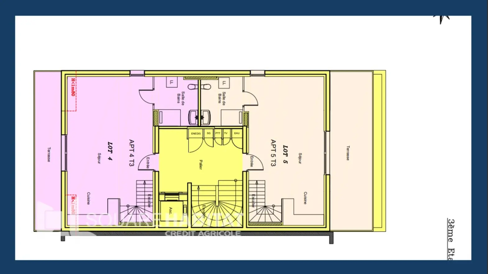 Photo 6 Appartement 2 pièces 62.22m²
