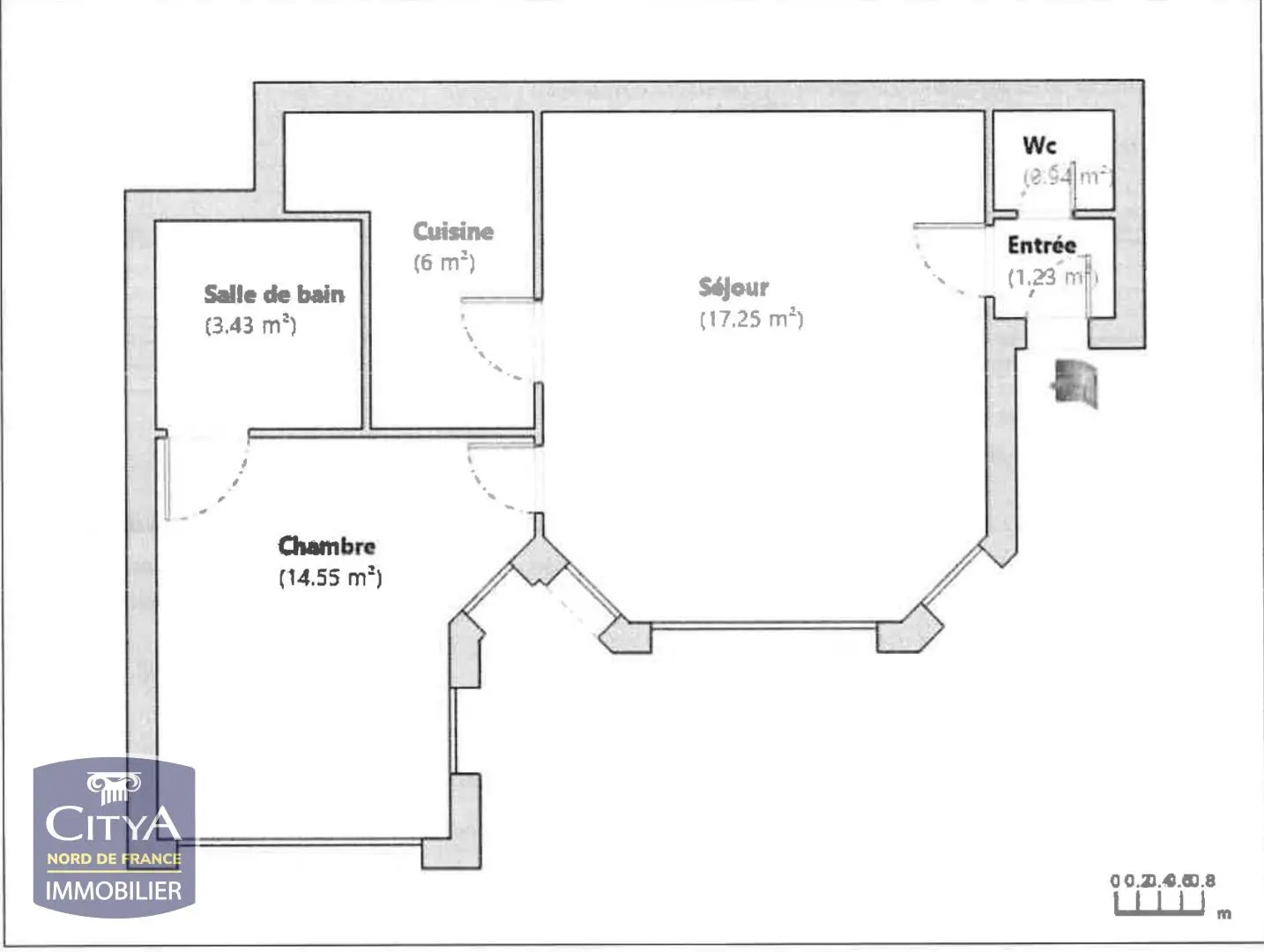 Photo 2 Appartement 2 pièces 43.4m²