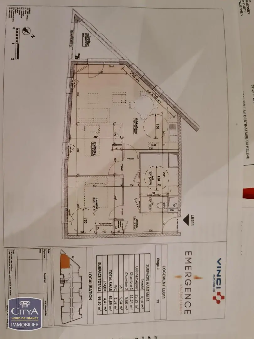 Photo 8 appartement Valenciennes